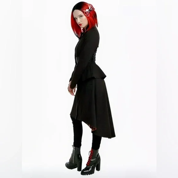 Hot Topic Alice Through The Looking Glass trench coat, no flaws, worn once - Picture 2 of 10